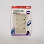 6 Outlet Wall Mount Surge Suppressor 180 Joules Emi/rfi Filter Nib. Fixed Price $9.99.