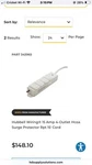 Hubbell Outlet Strip Medical Grade. Fixed Price $70.00.