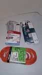 Woods 25 Ft Medium Duty Extension Cord, 4 Outlet Surge Protectors Nib. Fixed Price $25.00.