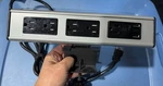 Desk Clamp Ac Power Strip 5 Outlets & 2 Usb Silver (steelcase). Fixed Price $17.99.
