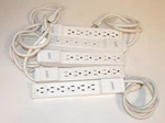 *lot Of 5* Staples 6-OUTLET Power Strips *used* 16943. Fixed Price $19.99.