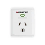 Monster Single Socket Surge Protector - White. Fixed Price $42.26.