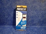 New Tripp-lite TLP404 It! 4-OUTLET Surge Protector Strip 4' Cord (SH-29). Fixed Price $19.99.