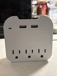 3 Wall Outlet Surge Protector With 2 Usb-a Charging Ports Open Box. Fixed Price $19.44.