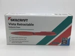 Skilcraft Vista Retractable Ballpoint Pens, Red, Fine Pen, 12PK. Fixed Price $10.99.