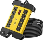 1875W 2800J 10-OUTLETS Heavy Duty Power Strip Surge Protector 15FT Cord. Fixed Price $29.99.