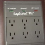 Belkin Master Grey, 6 Outlet Surgesurpressor For Regular. Fixed Price $8.88.