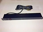 19" Rack Mounted Power Strip Hammond 1583H6A1BKRA. Fixed Price $50.00.