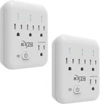 Smart 2-PACK, 4-OUTLET Plug Wifi Wall Tap, Energy Monitoring. Fixed Price $30.00.