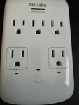Philips Smart Plug 5-OUTLET Surge Protector,la 9A 14 White. Fixed Price $6.99.