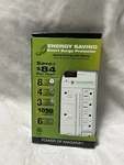 Niagara 8 Outlet Energy Saving Surge Protector. Fixed Price $13.00.