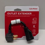 Cyberpower GC201 Outlet Extender - For Strip, Surge Protector, Wall Tap. Fixed Price $11.63.