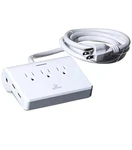 Globe Electric 78301 White Out Power Strip, 34 Piece. Fixed Price $24.00.