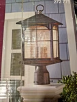 Home Decorators Collection - Brimfield Outdoor Post Mount Lantern Fixture +bulb. Fixed Price $44.99.