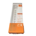 Belkin Home Office Outlet Surge Protector 6' Cord White BE107200-06 New Box. Fixed Price $17.00.