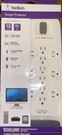 Belkin BV112234-08 12-OUTLETS Surge Suppressor. Fixed Price $80.00.