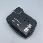 Tripp Lite 1.5FT 3 Outlet 1050JOULES Travel Size Surge Protector. Fixed Price $19.99.