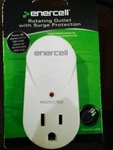 (2 Pc Lot) Enercell Mini Travel Surge Protector Suppressor Single Outlet Led. Fixed Price $8.99.