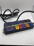 Monster Power Center AV800 Multi Colored Strip/surge Protector Tested. Fixed Price $17.95.