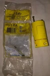 Woodhead 1547 Super-safeway Connector Poles 3 Wires Nema 5-15 Yellow (2 Pcs). Fixed Price $80.10.