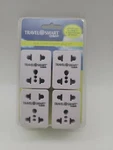 4 Piece Conair Travel Smart Dual Outlet Adapter Plug Set / T2. Fixed Price $12.95.
