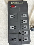 Woods High Performance Computer And Modem Surge Protector (model #5710).PREOWNED. Fixed Price $28.29.