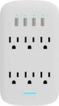 6 Outlet Wall Tap Surge Protector W/ Usb Ports 490J. Fixed Price $13.49.