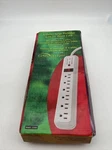 Compucessory 6 Outlet Surge Protector With 15' Power Cord 25103. Fixed Price $29.75.
