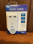 Flipit! Travel Surge Protector 3 Ac Outlets & 2 Usb Ports. Fixed Price $12.00.