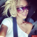 Sunglasses Studded Xxl Oversized "emma" Women Aviator Flat Top Square Shadz. Fixed Price $6.99.