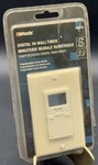 Woods 7-DAY Digital Programmable In-wall Timer 15-AMP Model #59018 New Sealed. Fixed Price $14.85.