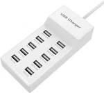 10-PORT Usb Wall Charger Station Rapid Charging For Home Office Multiple Devices. Fixed Price $35.99.