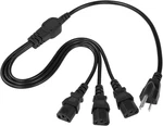 Computer Power Splitter CORD,18AWG 10A 125V Nema 5-15P To X IEC320 C13. Fixed Price $20.77.
