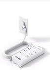 Surge Protector Power Strip 5 Ft Flat Plug Extension Cord W/ Usb (2 C). Fixed Price $24.99.