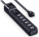 Amazon Basics Surge Protector Power Strip With 2 Usb Ports, 6 Outlet Extension. Fixed Price $30.02.
