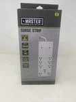 Kab Master Electrician, White, 8 Outlet, 6 Standard Outlets. Fixed Price $30.00.