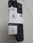 Ge 6-OUTLET Power Strip, 2 Ft Extension Cord, Heavy Duty Plug, Grounded,. Fixed Price $18.19.