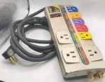 Monster Power HT800 Surge Protector Strip Outlets 6FT Cable. Fixed Price $19.99.