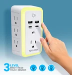 Aduro Surge Glow Multi Charging Station SRG-70-4USB-08 White. Fixed Price $29.74.