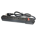 Comprehensive 6-OUTLET Surge Protector With 12' Power Cord (black). Fixed Price $44.76.