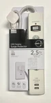 58794 Cordinate Usb Charging Surge Protector 2.5FT Braided With Flat Plug. Fixed Price $12.99.