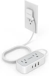 Power Strip Mini Charging Station Outlets 3 Usb 5FT Slim Plug For Travel Office. Fixed Price $19.99.