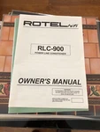 Mint Rotel RLC-900 Power Line Conditioner Owner S Manual. Fixed Price $9.74.