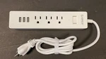 Orico Surge Protector With Usb Charger White 3 Ports For Home & Office. Fixed Price $30.00.