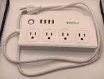 Vivitar Smart Home Power Strip Multi Plug With 4 Usb Ports (HA-1007) China. Fixed Price $9.99.