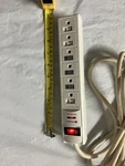 Utilitech 6-OUTLET Relocatable Power Tap -white. Fixed Price $9.00.