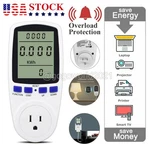 Lcd Power Meter Consumption Energy Analyzer Watt Amps Volt Electricity Monitor. Fixed Price $13.25.