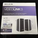 New Belkin Videolink 3 Powerline Internet Adapter Sealed. Fixed Price $59.00.