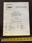 Vintage Heathkit Outlet Box Original Manual Model HD-1274. Fixed Price $16.00.